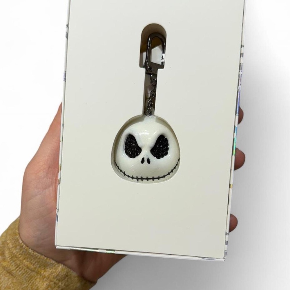 Disney BaubleBar Jack Skellington Bag Charm Keychain Nightmare Before Christmas - Picture 3 of 4